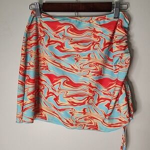 Nova Swim Skirt Rope‎ Side Tie Women's Medium Swimsuit Cover Up Bottom